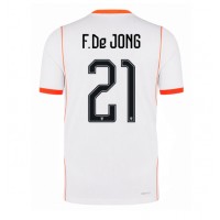 Stroje piłkarskie Holandia Frenkie de Jong #21 Koszulka Wyjazdowej MŚ 2026 Krótki Rękaw